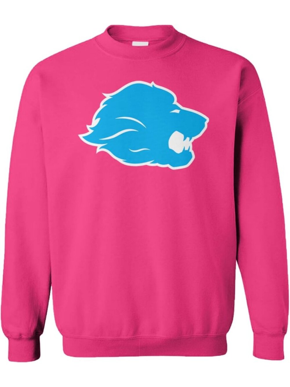 Unisex Roar Sports Crewneck Sweatshirt - Cozy Lion Head Graphic Pullover